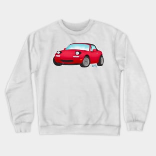 Happy Red Car Crewneck Sweatshirt